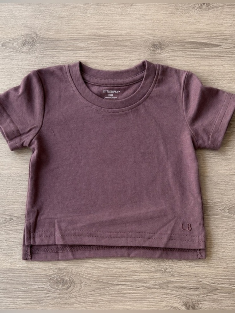 Little Bipsy Elevated Tee 0-3M Huckleberry Baby Shirt NWT